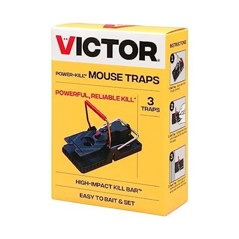 victor electronic mouse trap instructions|VICTOR SMART.